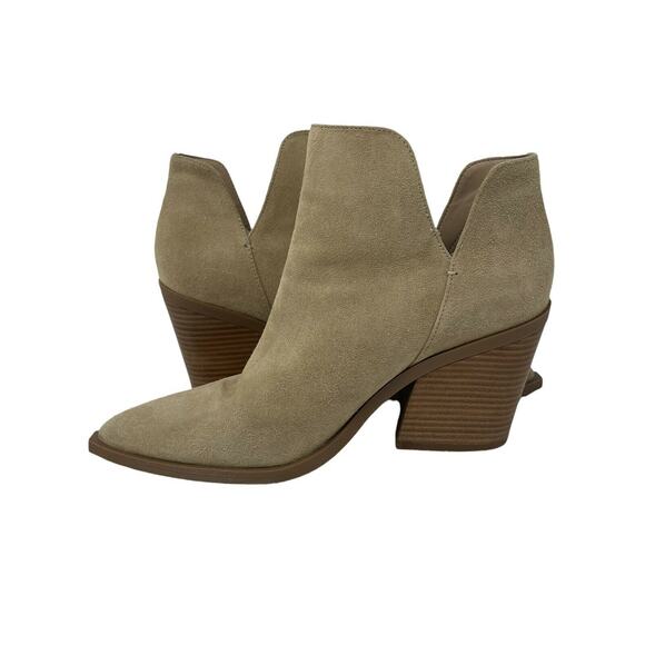 Gianni Bini Huttsen Suede Stacked Heel Booties Women’s 10M - Picture 8 of 11